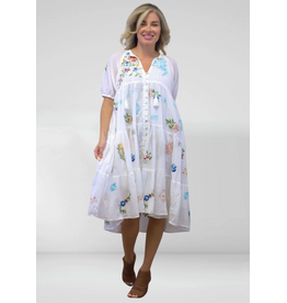 Kyla Seo Ember Dress White