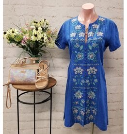 Johnny Was Johnny Was Button Front Linen Dress - Boheme
