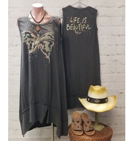 Kyla Seo Carlisa Dress Dark Grey