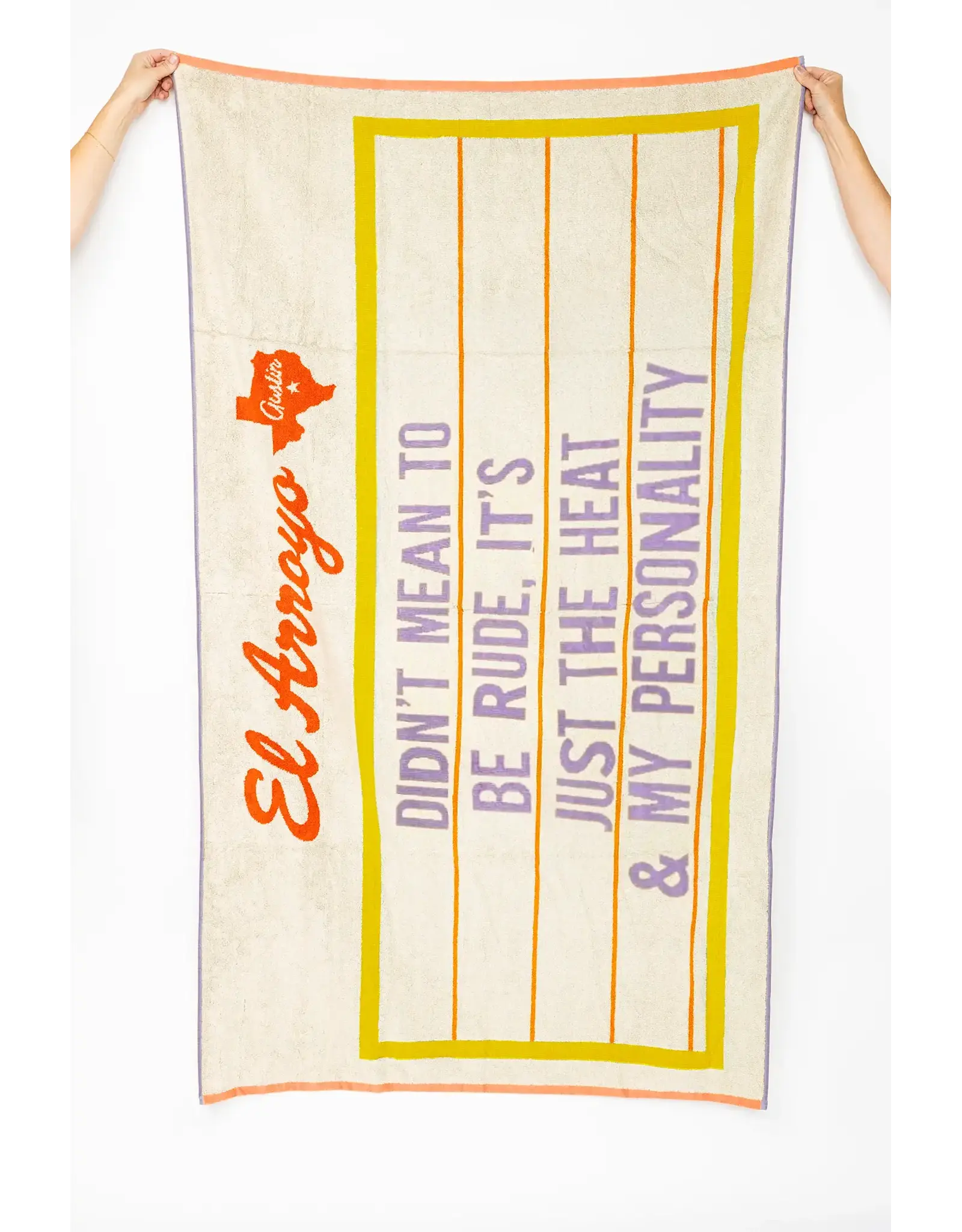 El Arroyo El Arroyo Beach Towel - My Personality