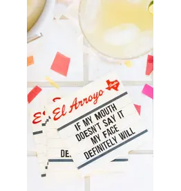 El Arroyo El Arroyo Cocktail Napkins Set of 25 My Face
