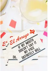 El Arroyo El Arroyo Cocktail Napkins Set of 25 My Face
