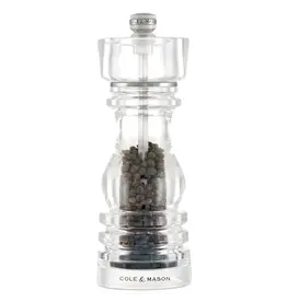 Cole & Mason London Acrylic Salt & Pepper Mill 8 Inch