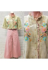 Ivy Jane Ivy Jane Ribbon Embroidered Blouse Golden