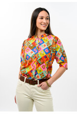 Ivy Jane Ivy Jane Block Patch Floral Top Multi
