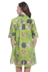 Dizzy Lizzie Chatham Dress Green Botanical