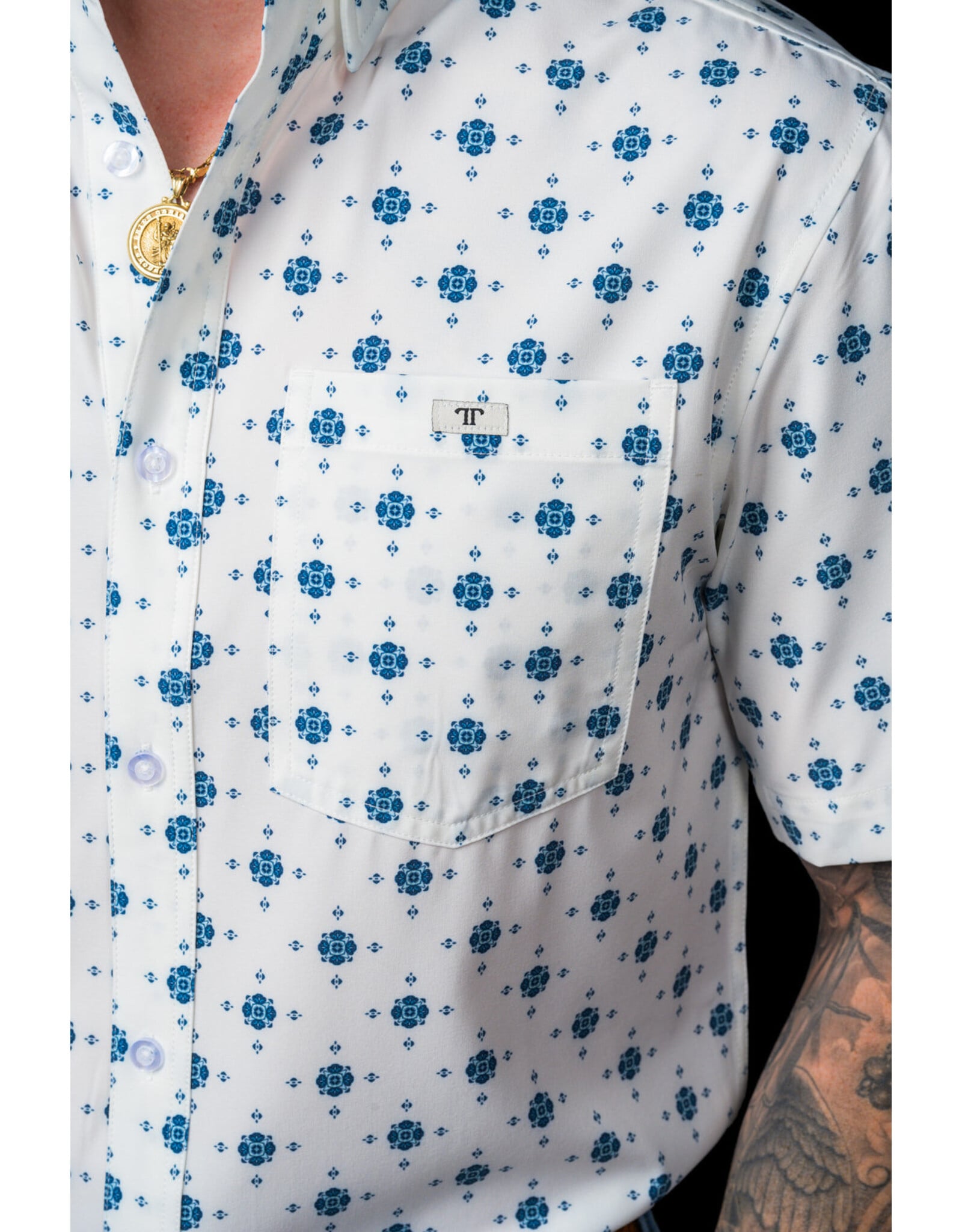 Ferrell Beau Short Sleeve Button Up Shirt
