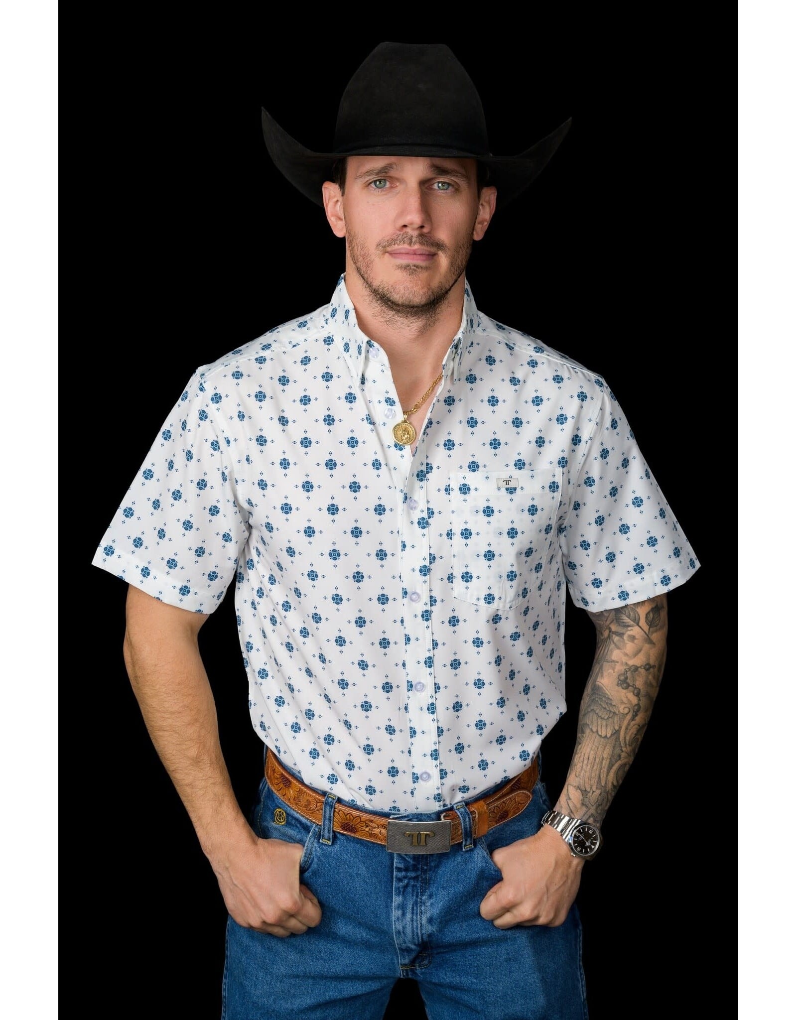 Ferrell Beau Short Sleeve Button Up Shirt
