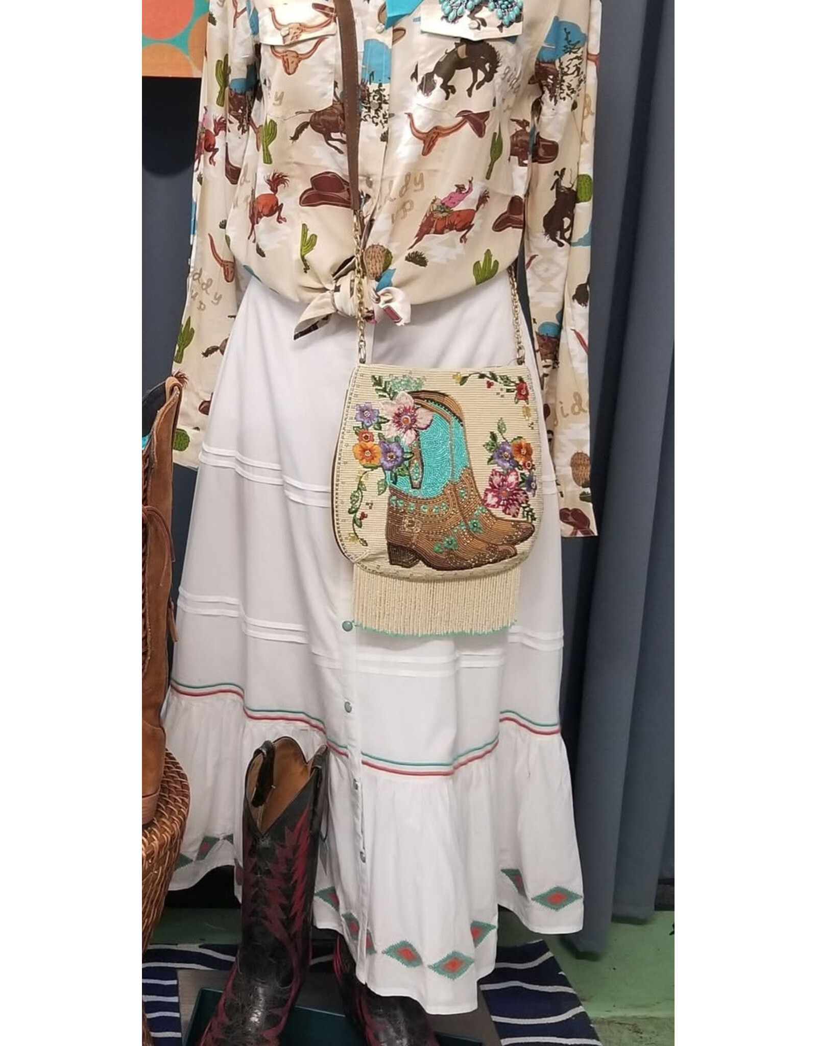 Sendero Prairie Skirt Vintage White