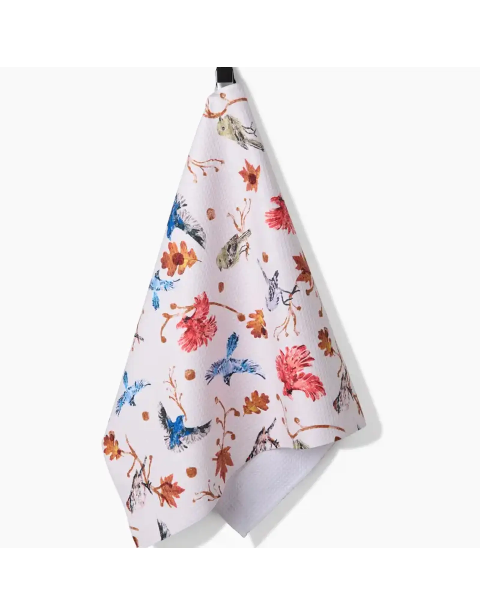 Geometry Autumnal Bird SkiesTea Towel