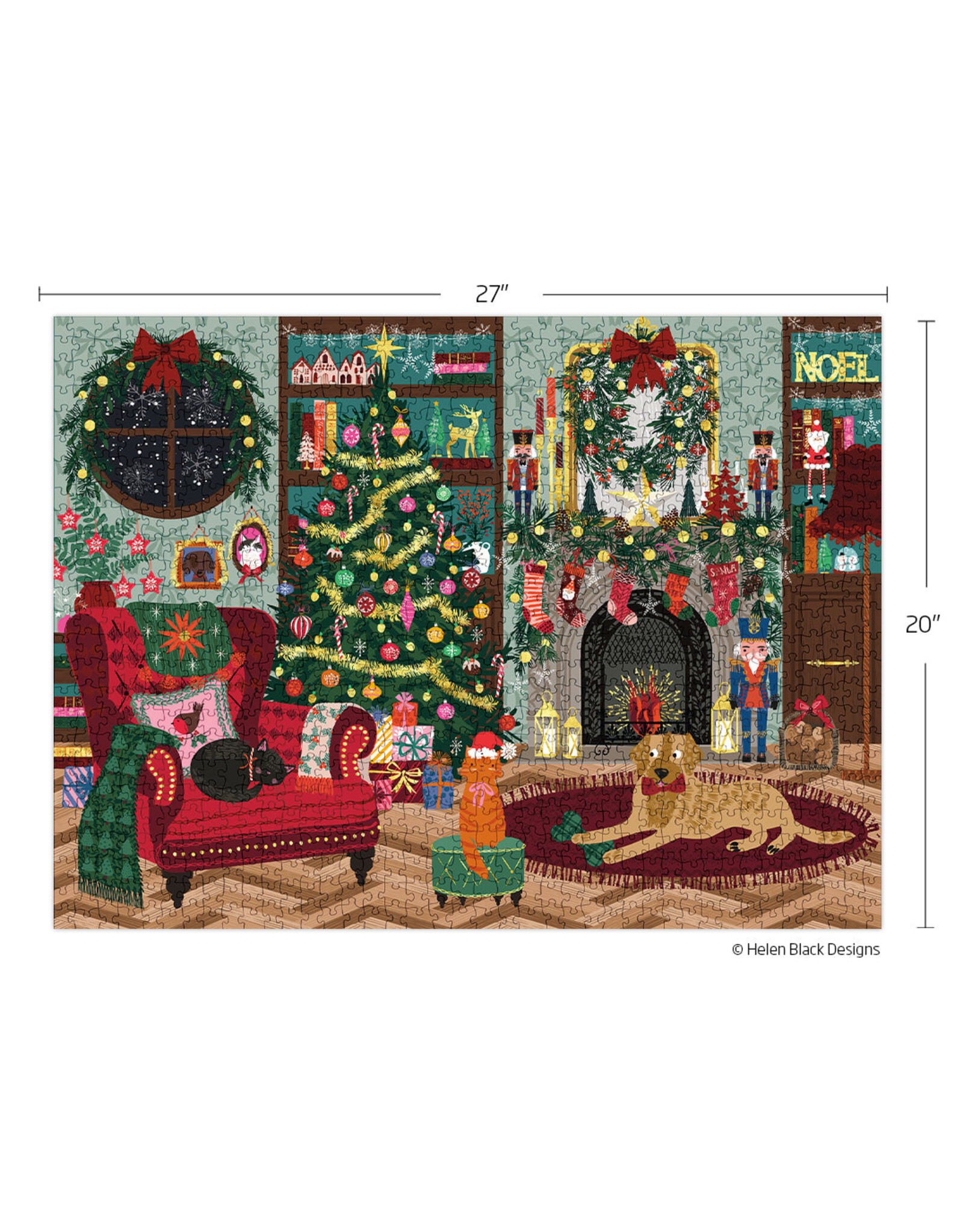 Festive Family Room 1000 Piece Puzzle