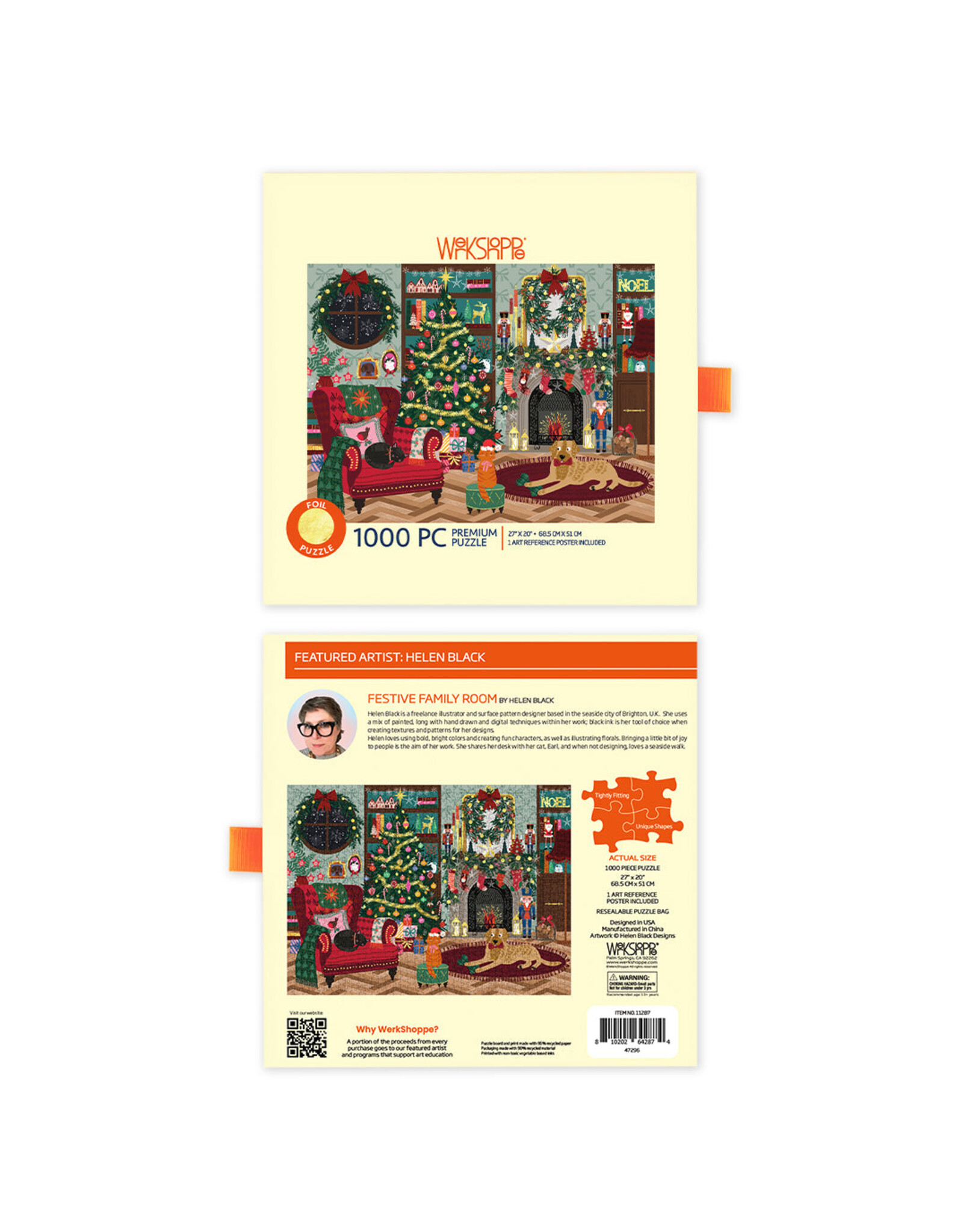 Festive Family Room 1000 Piece Puzzle