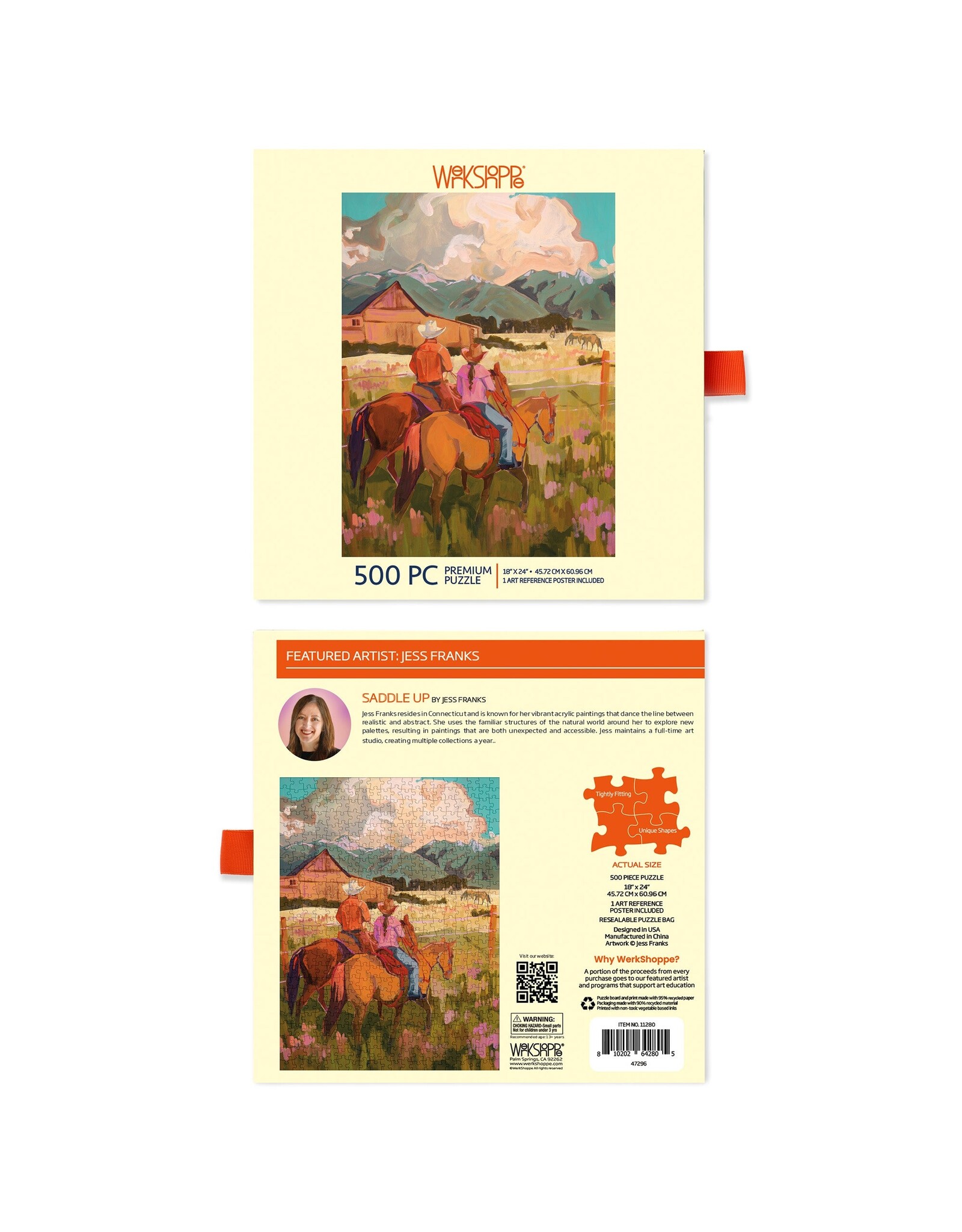 Saddle Up 500 Piece Puzzle