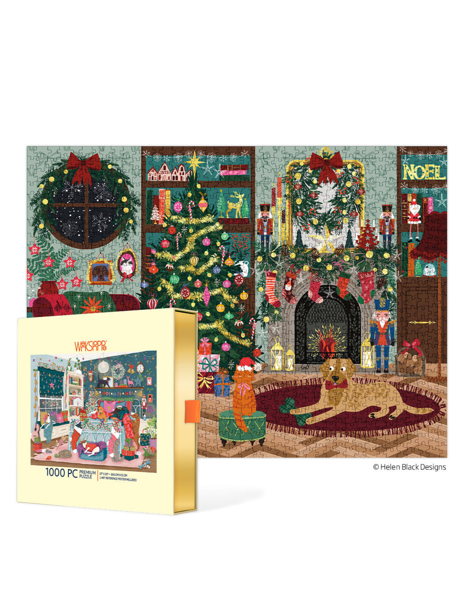 Festive Family Room 1000 Piece Puzzle