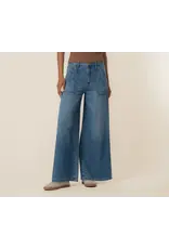Kut from the Kloth / STS Blue KUT Blake High Rise Crop Super Wide Leg Simulated Wash