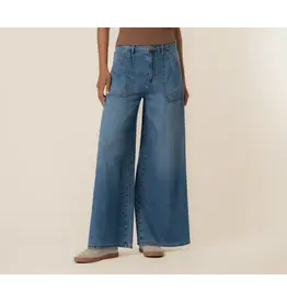 Kut from the Kloth / STS Blue KUT Blake High Rise Crop Super Wide Leg Simulated Wash