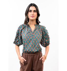 Ivy Jane Ivy Jane Ruffled Sleeve Top