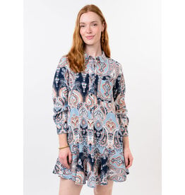 Uncle Frank Uncle Frank Paisley Flounce Shirt Dress