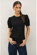 Nena Cotton Jersey Puff Sleeve T-Shirt