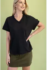 Nigella V-Neck Knit Shirt