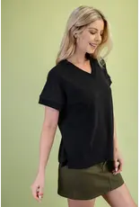 Nigella V-Neck Knit Shirt
