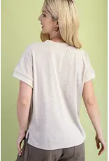 Nigella V-Neck Knit Shirt