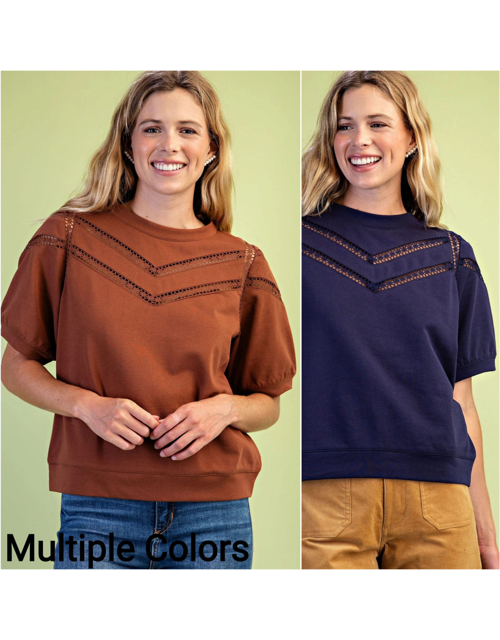 Noreen Lace Cut-Out Sweatshirt