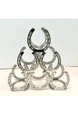 Stacked Horseshoe Wine Rack