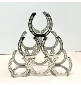 Stacked Horseshoe Wine Rack