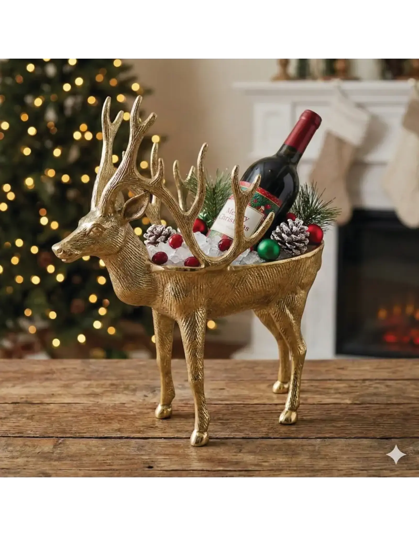 Reindeer Wine Holder