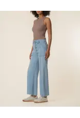 Kut from the Kloth / STS Blue KUT Meg High Rise Wide Leg Patch Pockets Tone Light Base