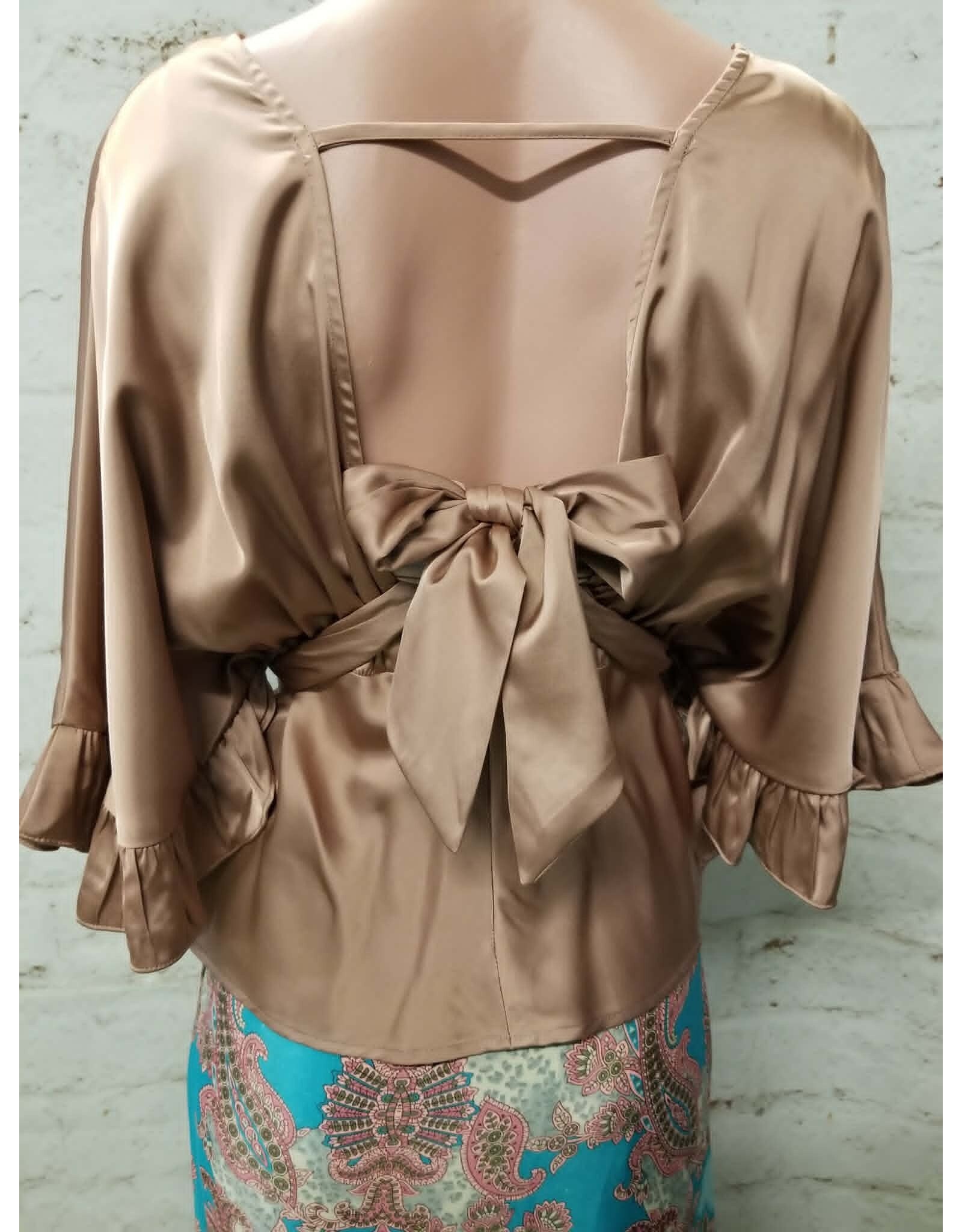 Alana Bow Front Blouse