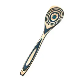 12" Blue Pakka Wood Corner Spoon