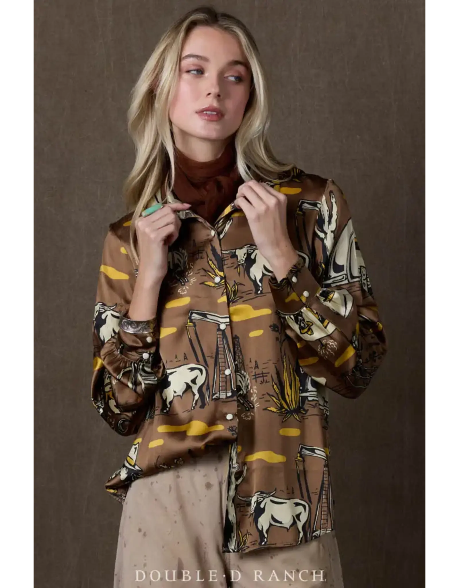 Double D Ranch Double D Ranch Oil Camp Blouse