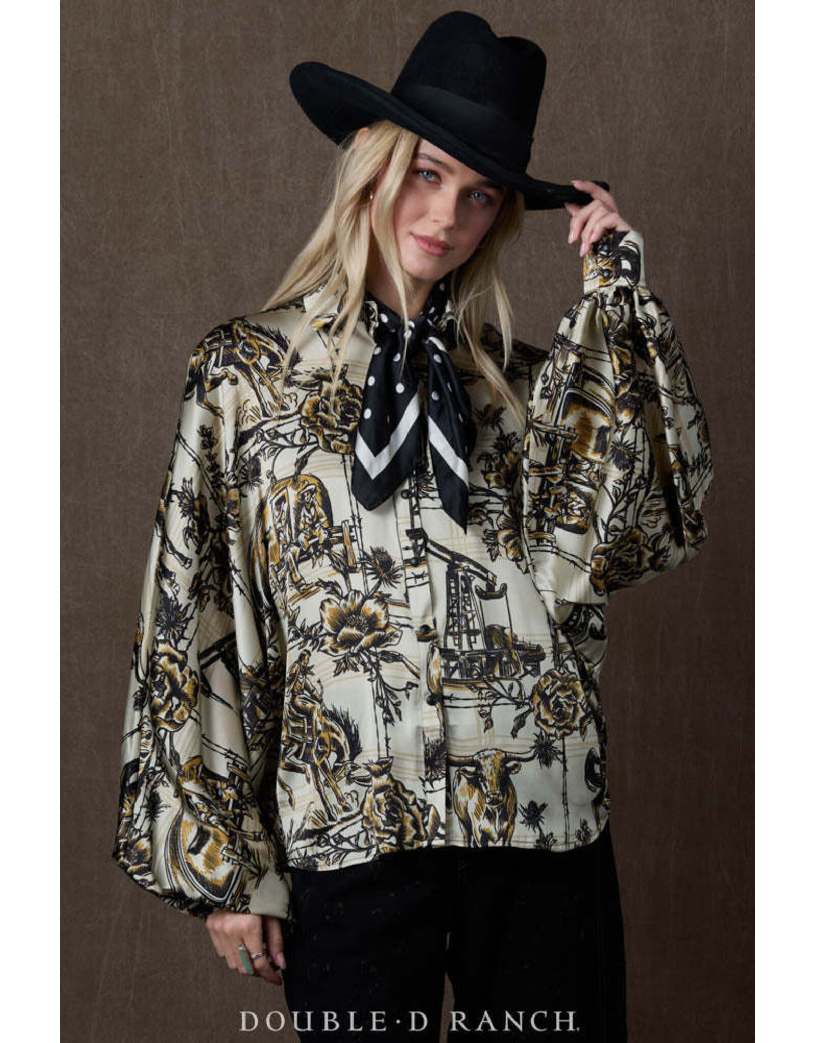 Double D Ranch Double D Ranch Petro Plaid Blouse
