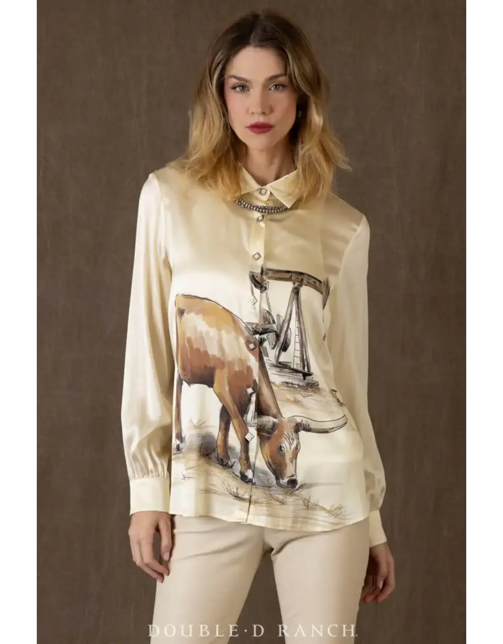 Double D Ranch Double D Ranch Seen in Texas Blouse