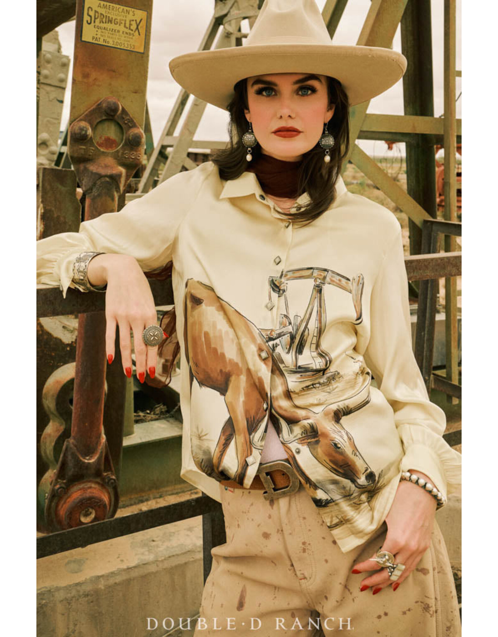 Double D Ranch Double D Ranch Seen in Texas Blouse