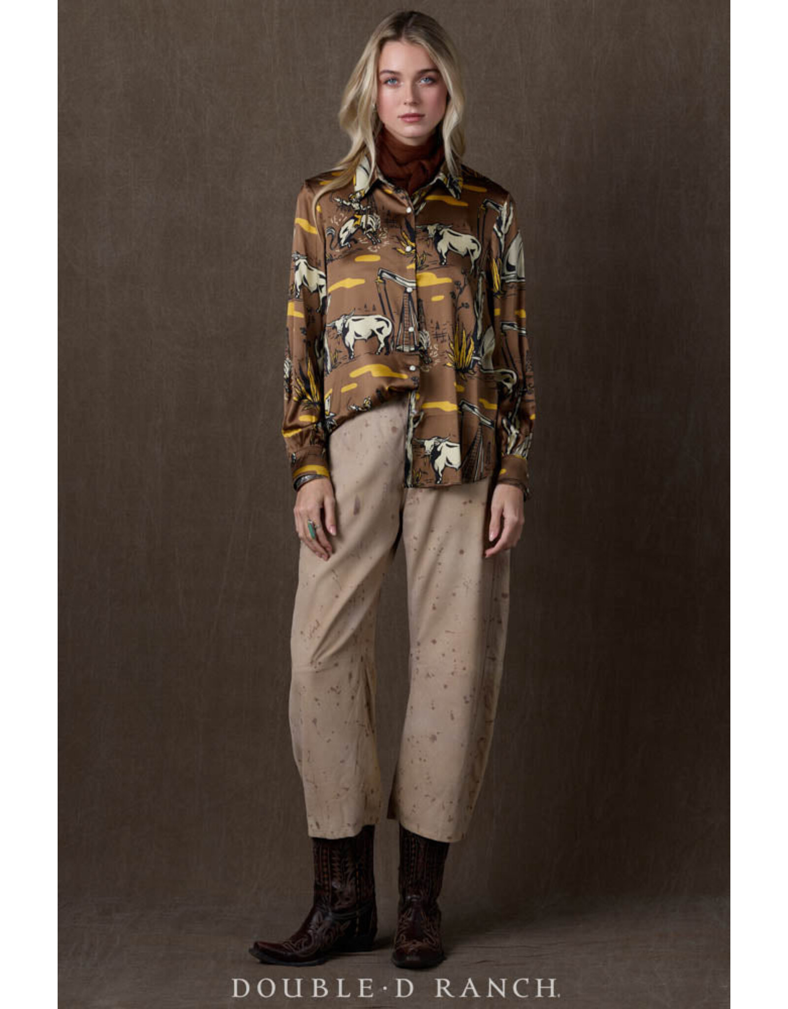 Double D Ranch Double D Ranch Oil Camp Blouse