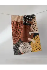 Geometry Painted Patch Tea Towel