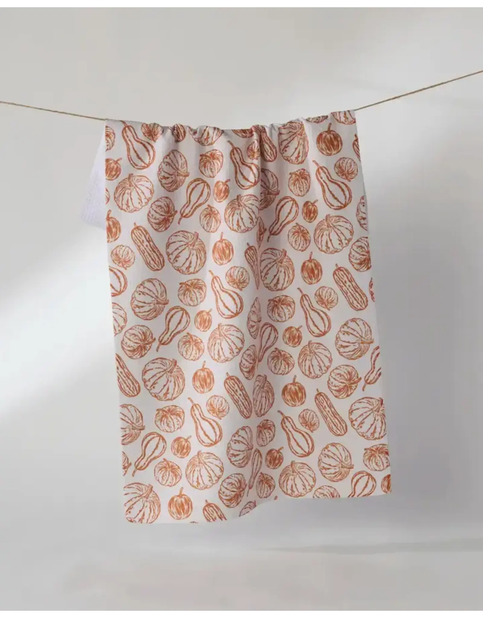 Geometry Harvest Sketch Tea Towel
