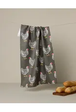 Geometry Hen House Tea Towel