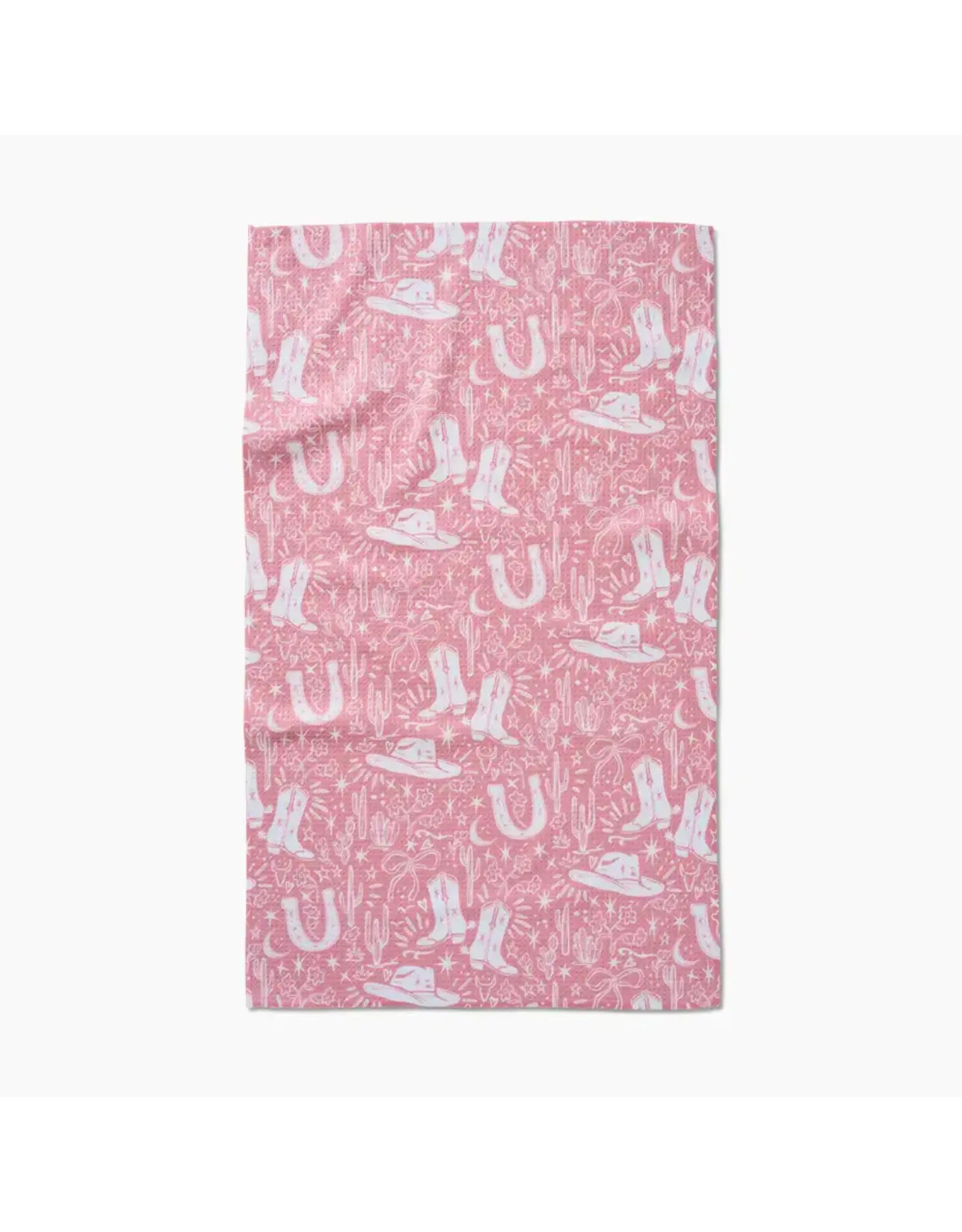 Geometry Cowgirl Chic Tea Towel