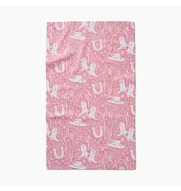 Geometry Cowgirl Chic Tea Towel