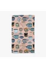 Geometry Les Tasses Tea Towel