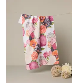 Geometry Ecstatic Blooms Tea Towel