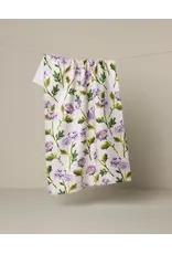 Geometry Blooming Thistle Tea Towel