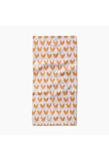 Geometry Fun Spring Chicks Bar Towel