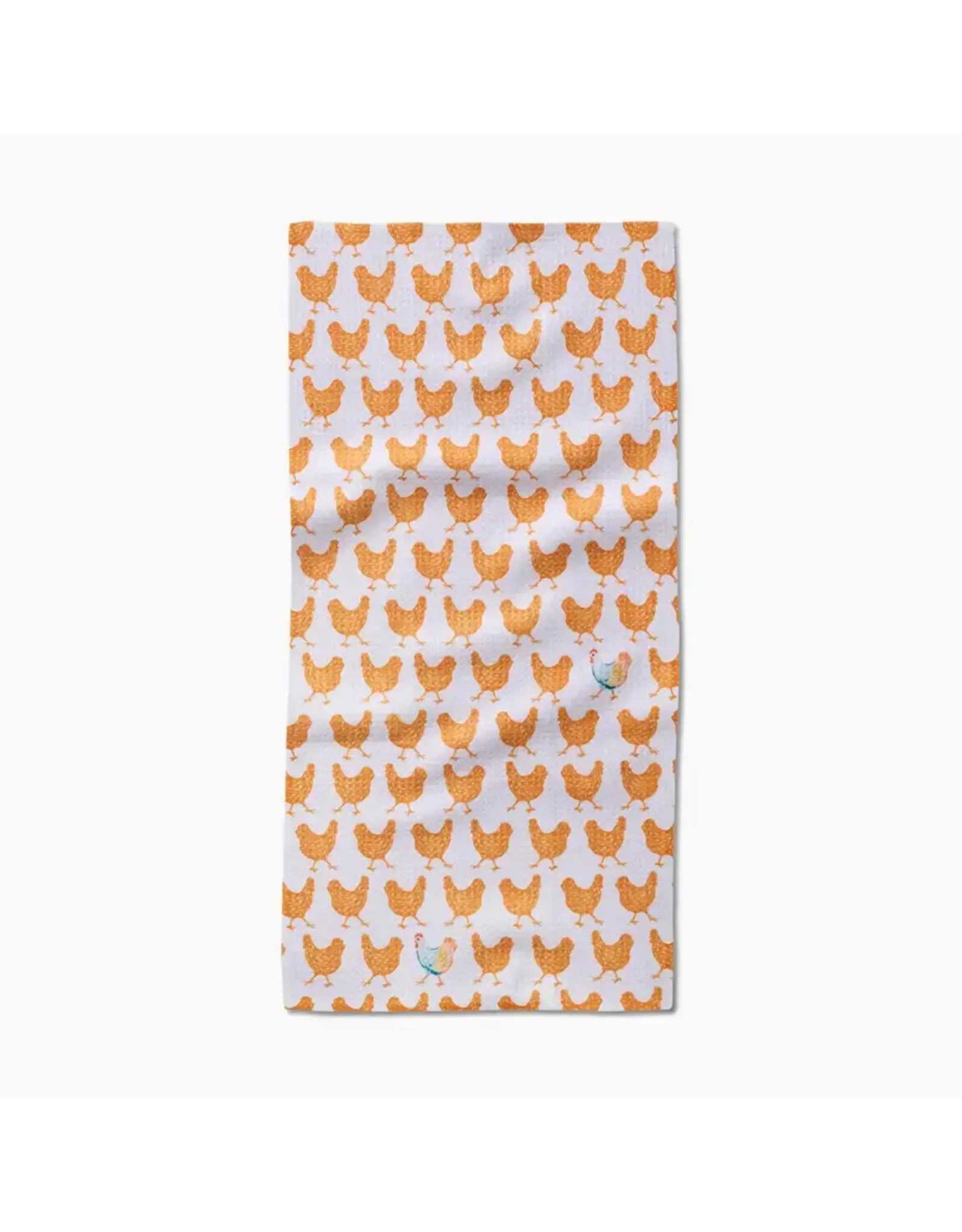 Geometry Fun Spring Chicks Bar Towel