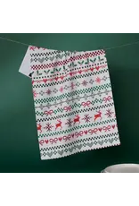 Geometry Ugly Sweater Day Tea Towel