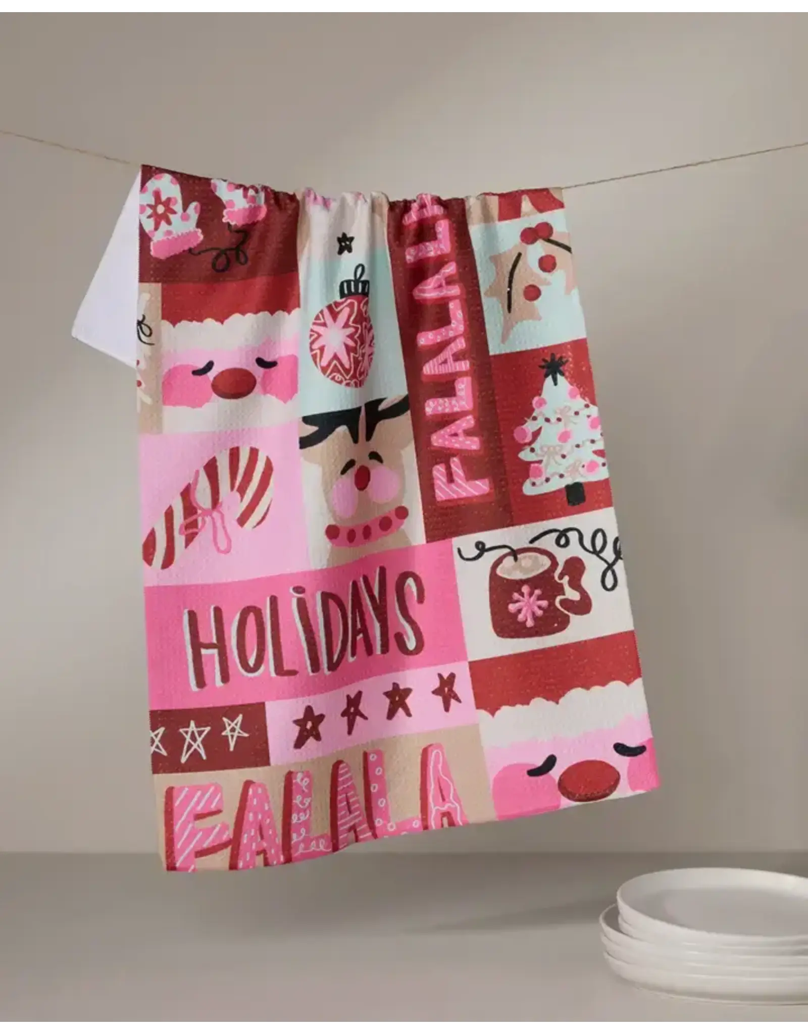 Geometry Winter Wonder Tea Towel